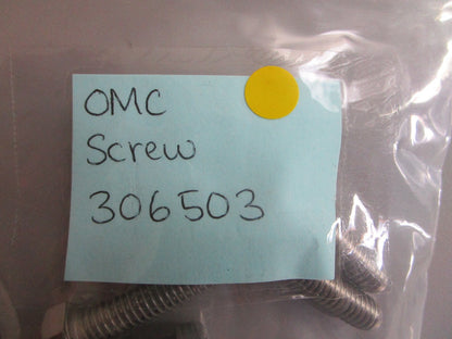*NEW OEM* (LOT OF 4) 0810 OMC Johnson Evinrude Screw 306503 0306503