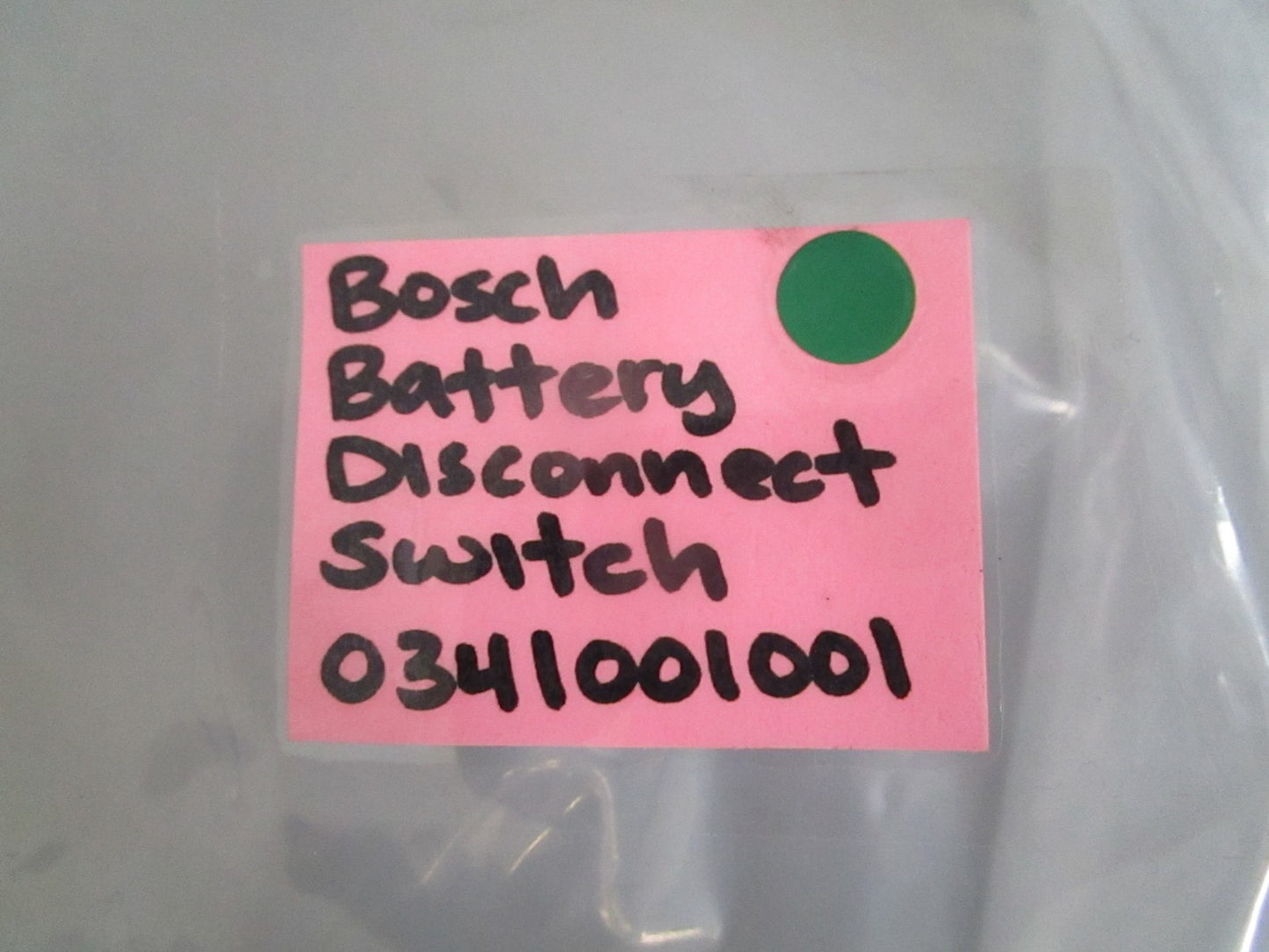 NEW OEM 0341001001 Bosch Battery Disconnect Switch 0820
