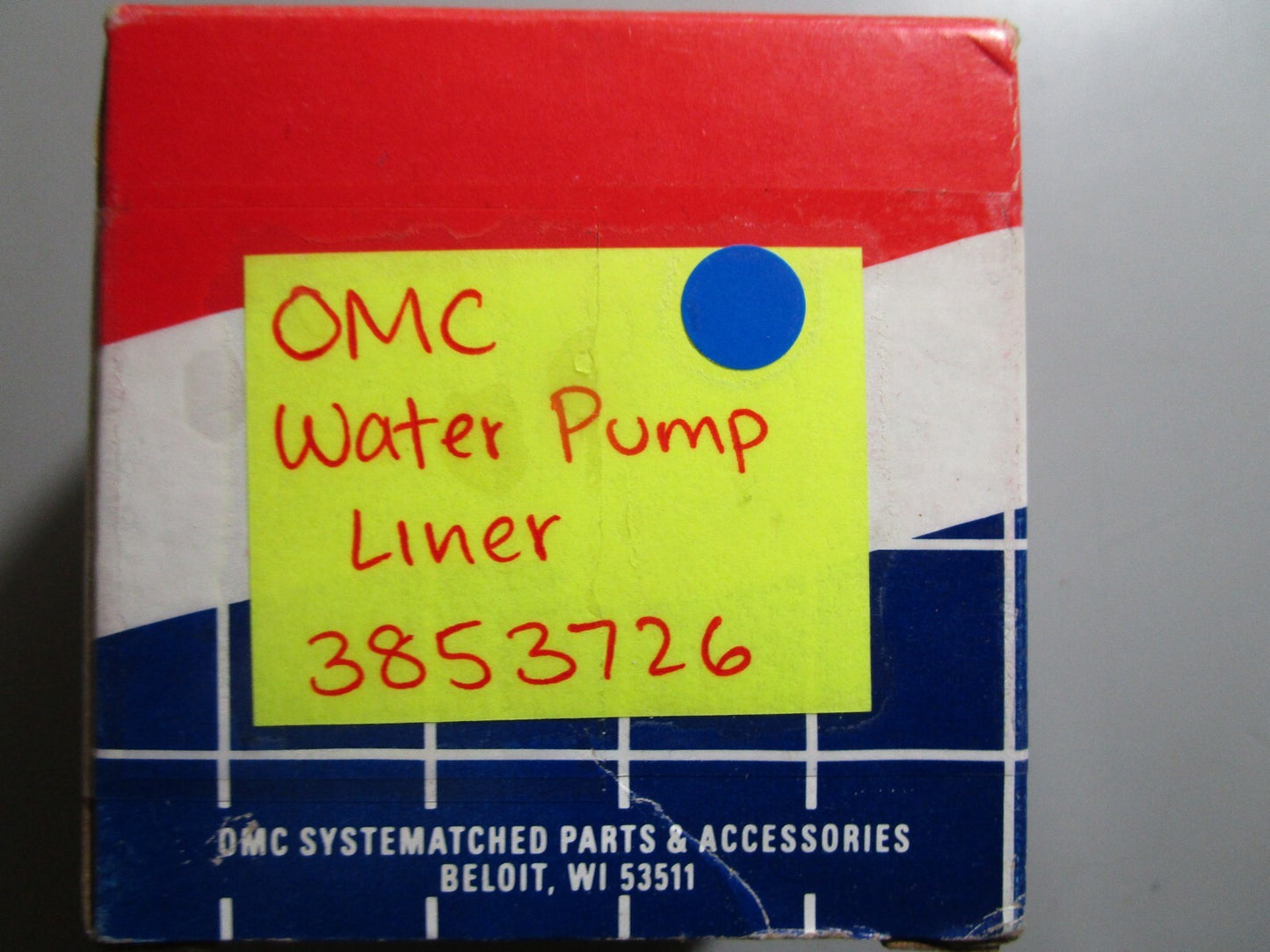 *NEW OEM* 0810 OMC Johnson Evinrude Water Pump Liner 3853726