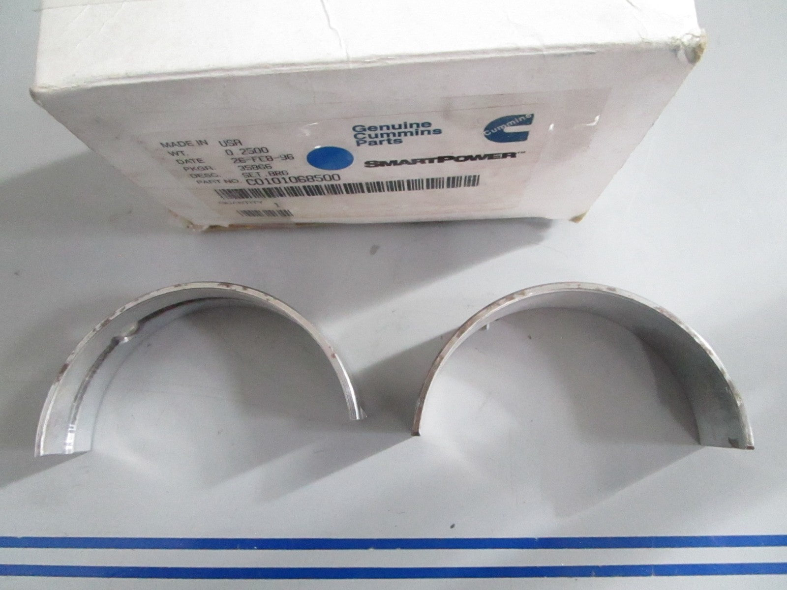 *NEW OEM* 0820 Cummins Bearing Set C0101068500
