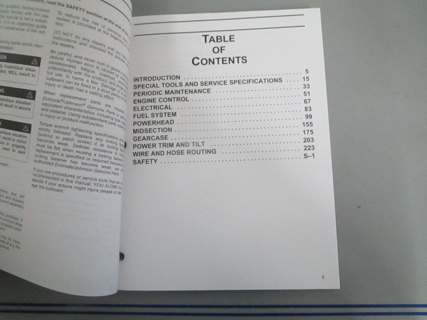 *NEW OEM* 0820 OMC Johnson Evinrude 2005 30HP 4-Stroke Models Manual 5005992