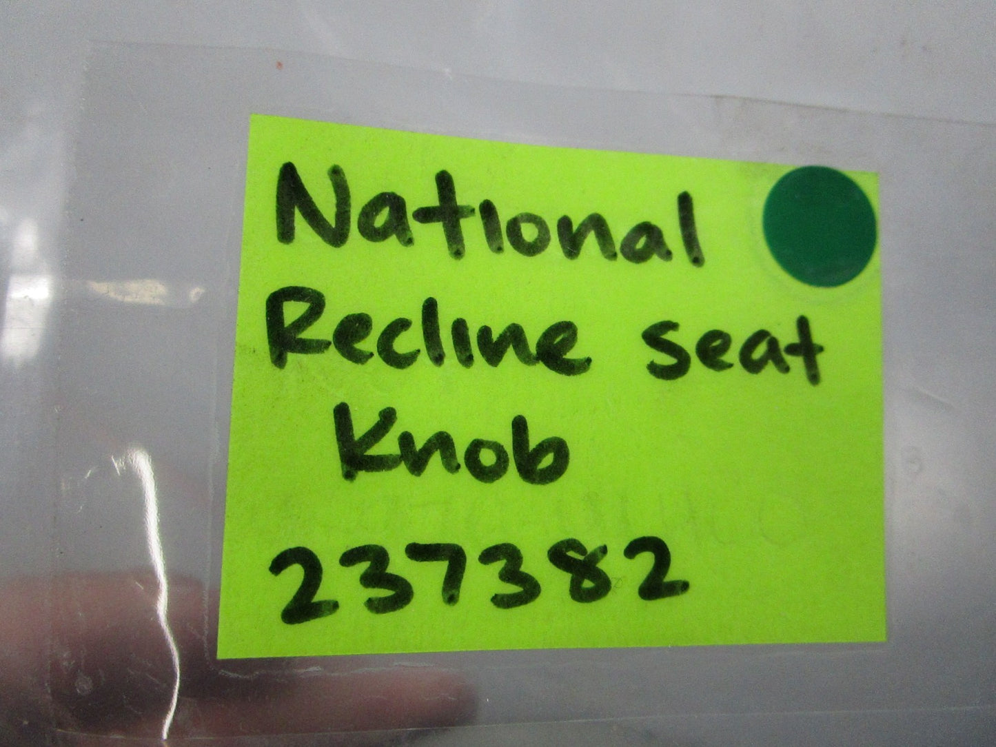 NEW OEM 237382 National Recline Seat Knob 0810