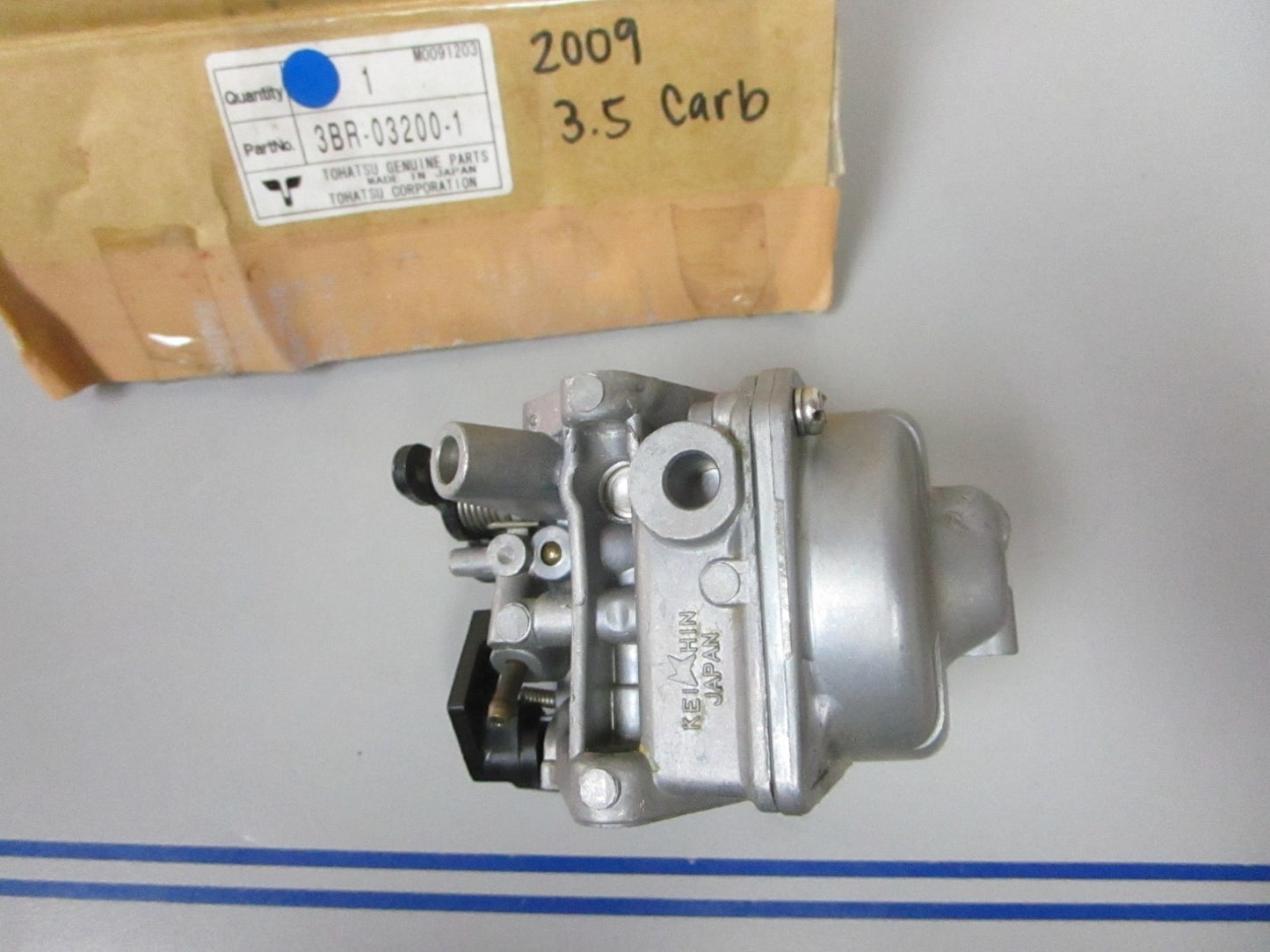 NEW OEM 3BR-03200-1 Tohatsu Nissan 2009 3.5hp Carburetor 0720