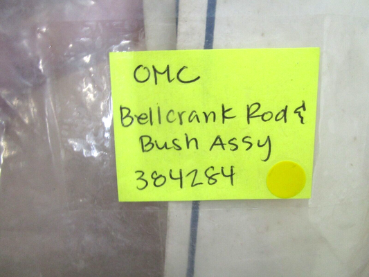 *NEW OEM* 0750 OMC Johnson Evinrude BELTCRANK ROD & BUSH ASSY 384284 0384284