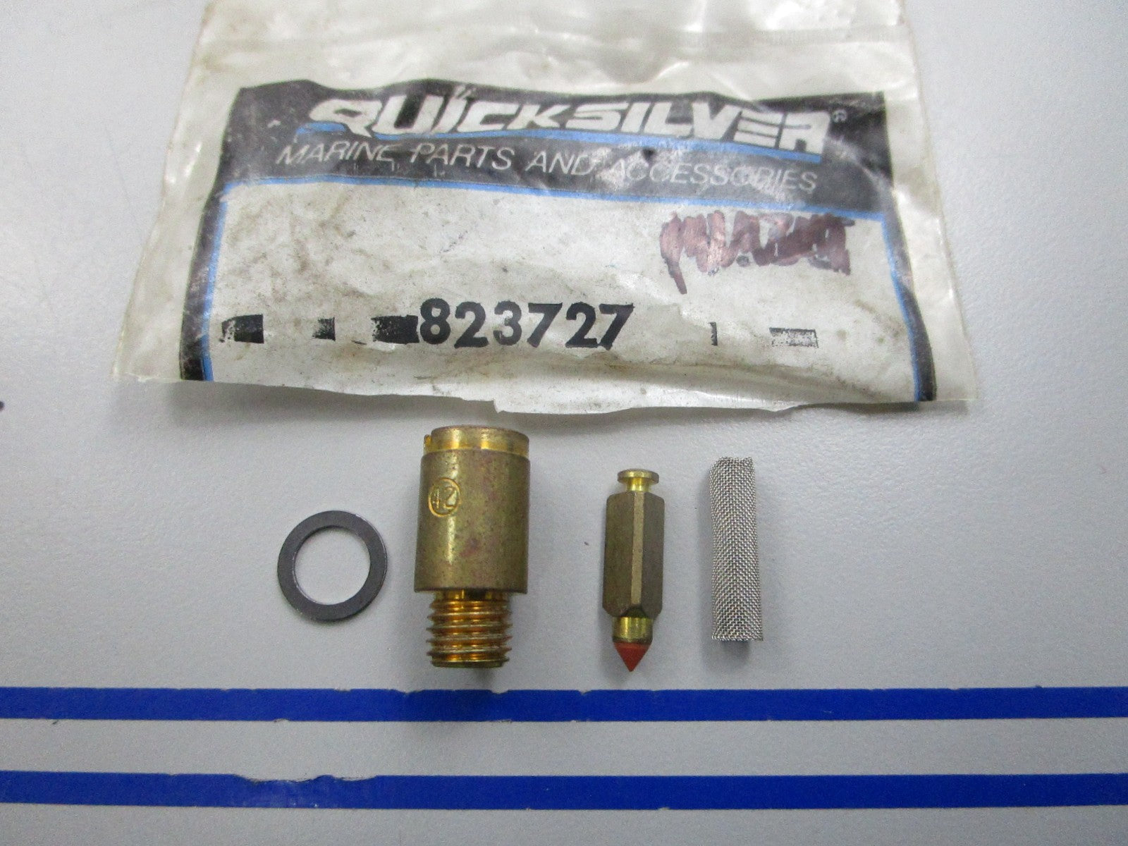 NEW OEM 823727 Mercury Quicksilver Inlet Needle & Seat 0810