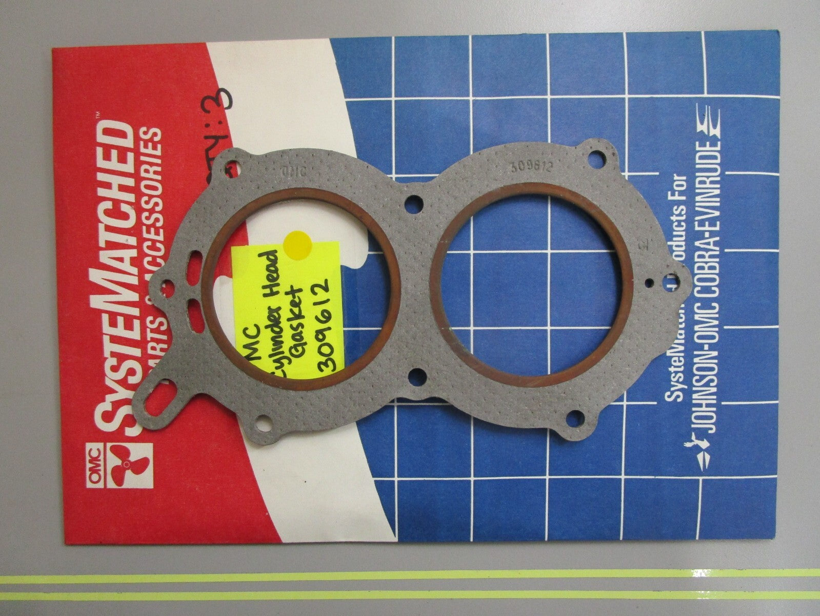 *NEW OEM* 0810 OMC Johnson Evinrude Cylinder Head Gasket 309612 0309612