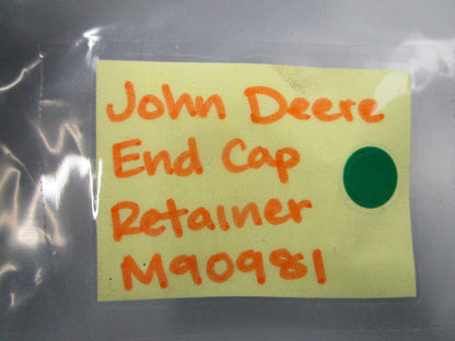 NEW OEM (LOT OF 2) M90981 John Deere End Cap Retainer 0810
