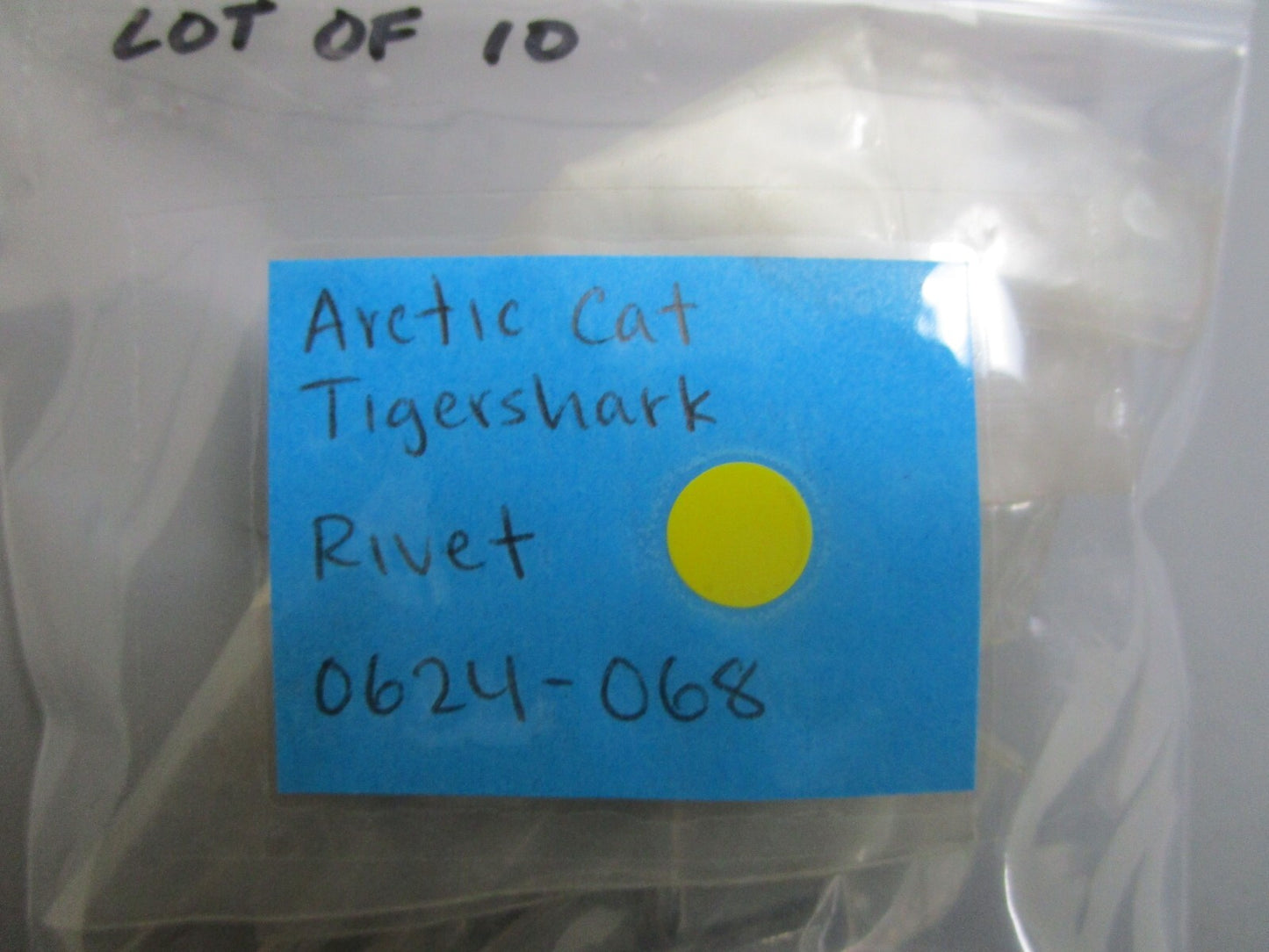 *NEW OEM* (LOT OF 10) 0770 Arctic Cat Tigershark Rivet 0624-068