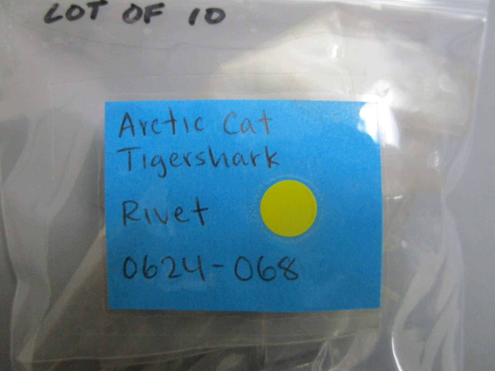 *NEW OEM* (LOT OF 10) 0770 Arctic Cat Tigershark Rivet 0624-068