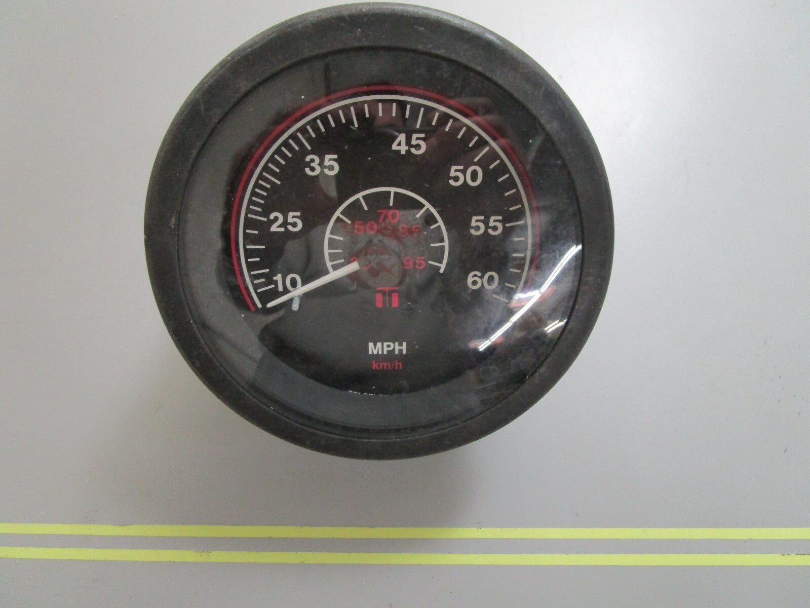*NEW* 0810 Teleflex 60MPH Speedometer Gauge 72514