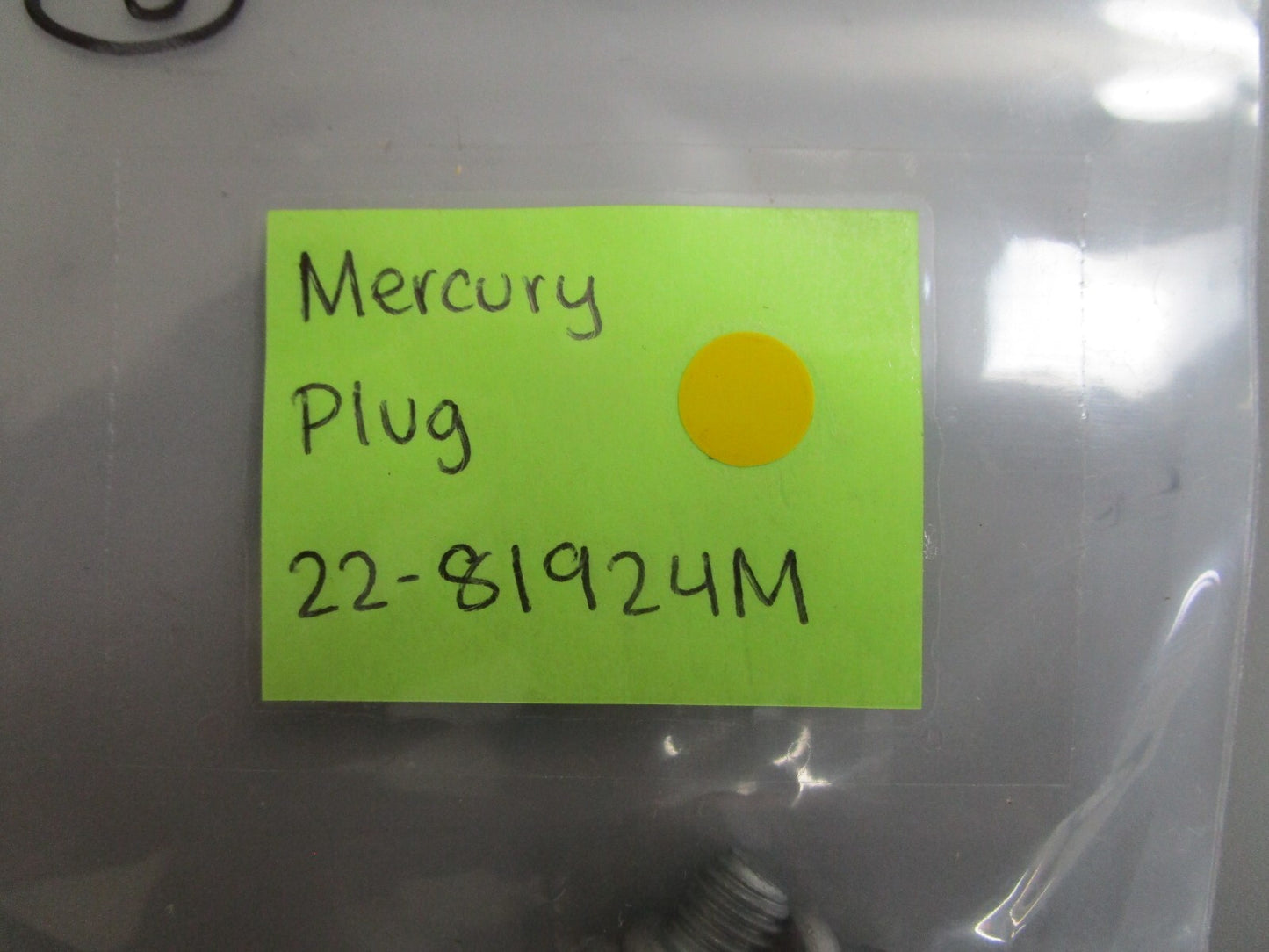 *NEW OEM* 0810 Mercury Quicksilver Plug 22-81924M