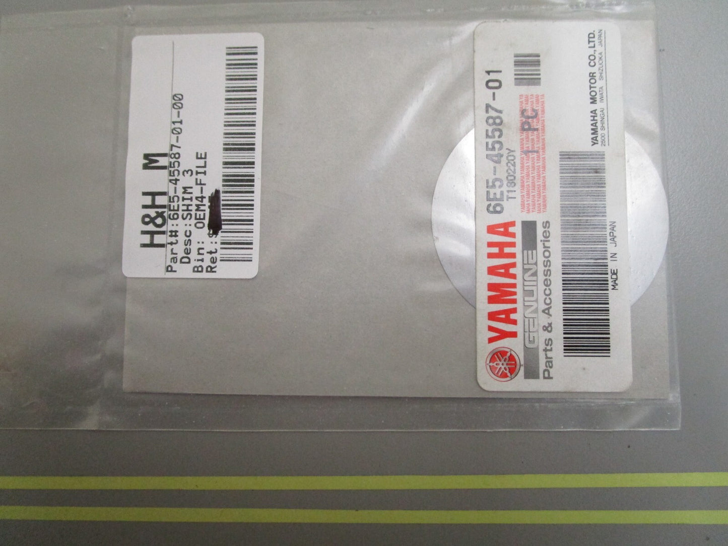 *NEW OEM* 0810 Yamaha Shim 6E5-45587-01-00