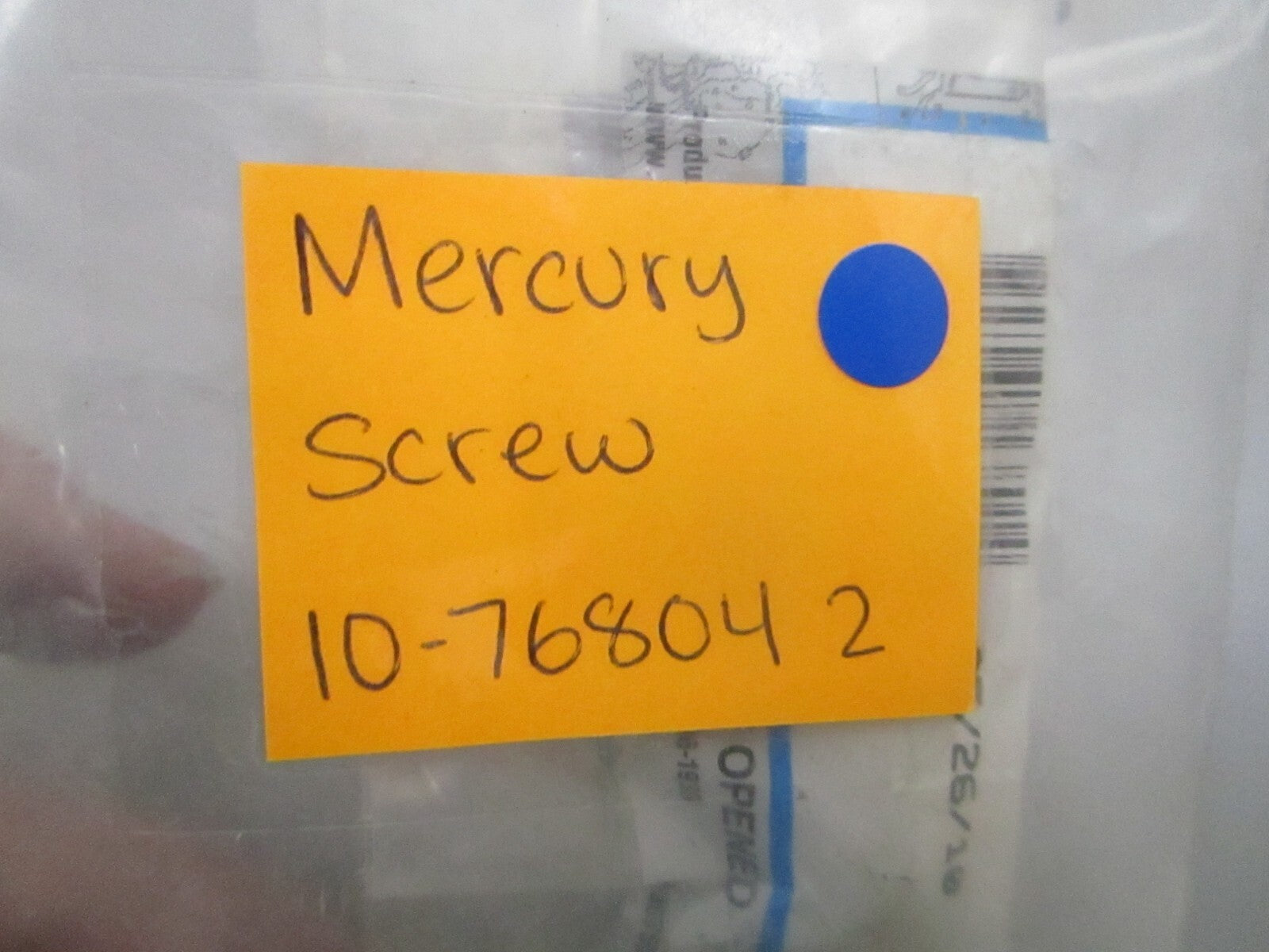 *NEW OEM* 0810 Mercury Quicksilver Screw 10-76804 2