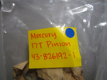 *NEW OEM* 0810 Mercury Quicksilver 17T Pinion 43-826192-1