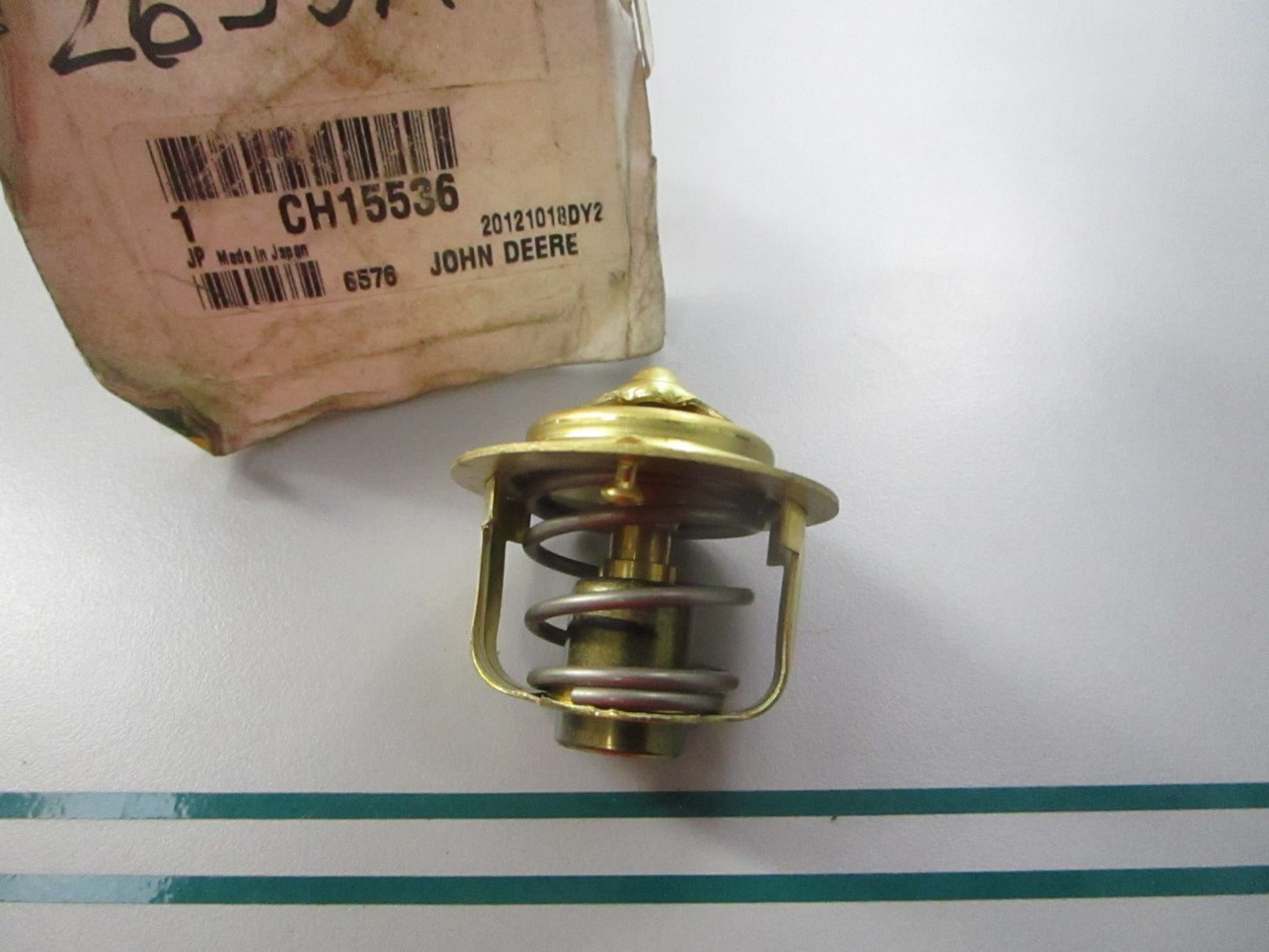 NEW OEM CH115536 John Deere Thermostat 0810