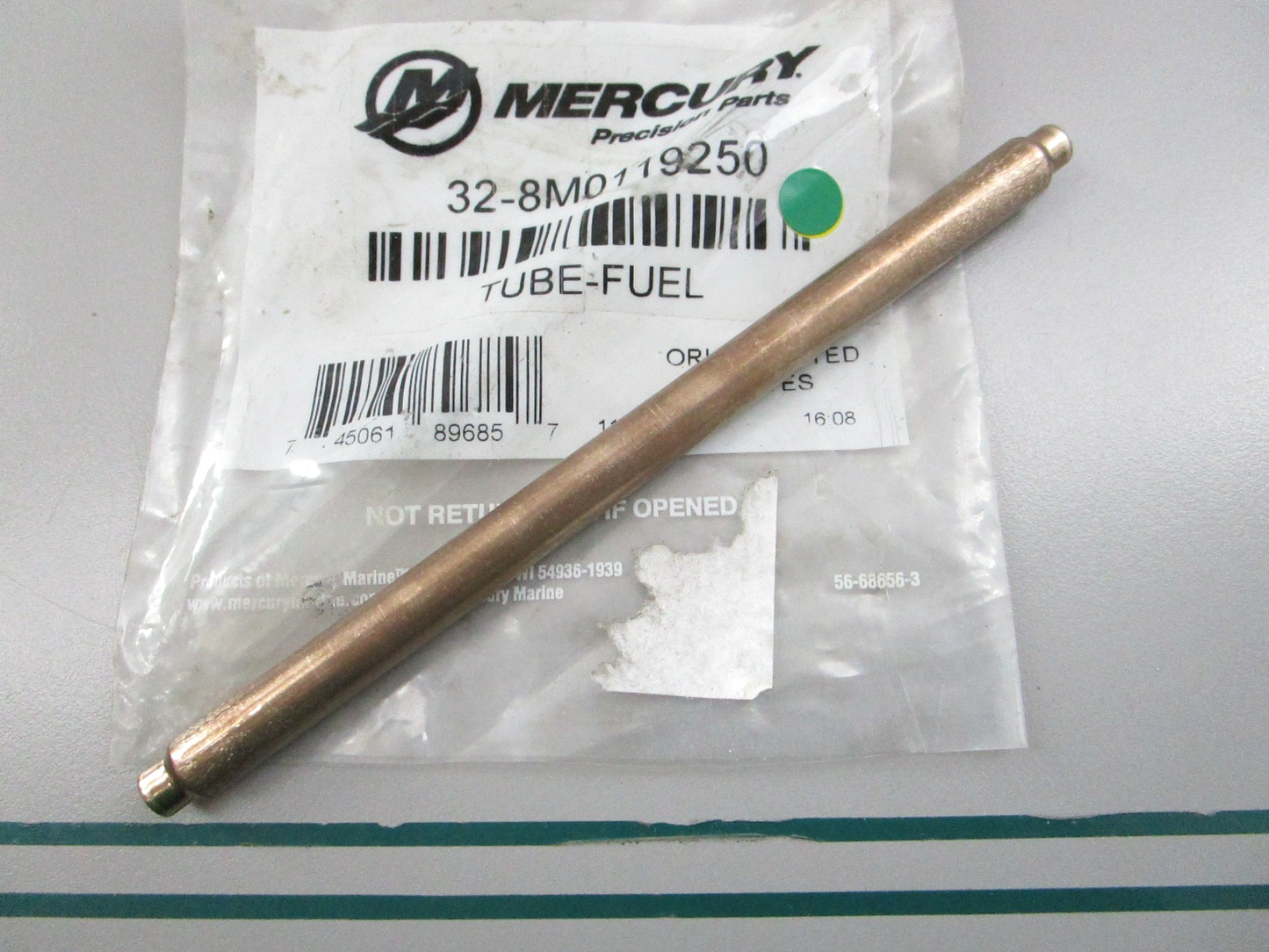 NEW OEM 32-8M0119250 Mercury Quicksilver Fuel Tube 0810