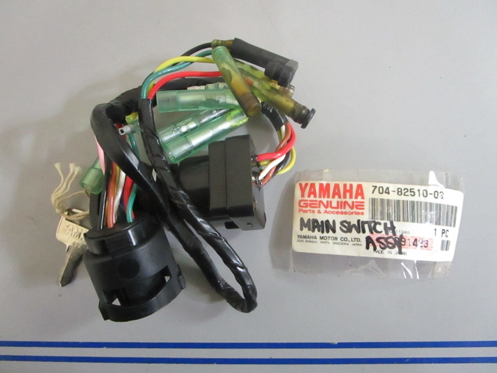 *NEW OEM* 0820 Yamaha Ignition Switch Assy 704-82510-03-00