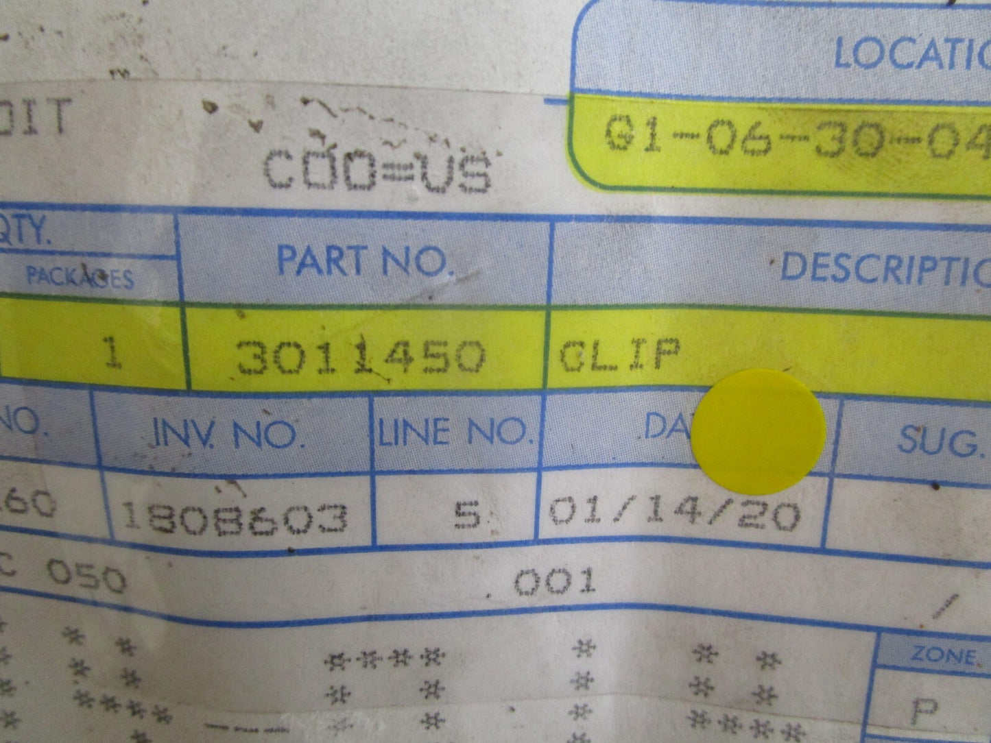 *NEW OEM* 0810 OMC Johnson Evinrude Clip 3011450