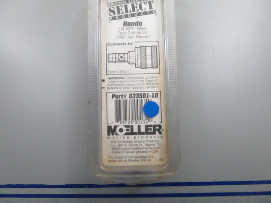 *NEW* 0810 Moeller Fuel Fitting Tank Connector 033501-10
