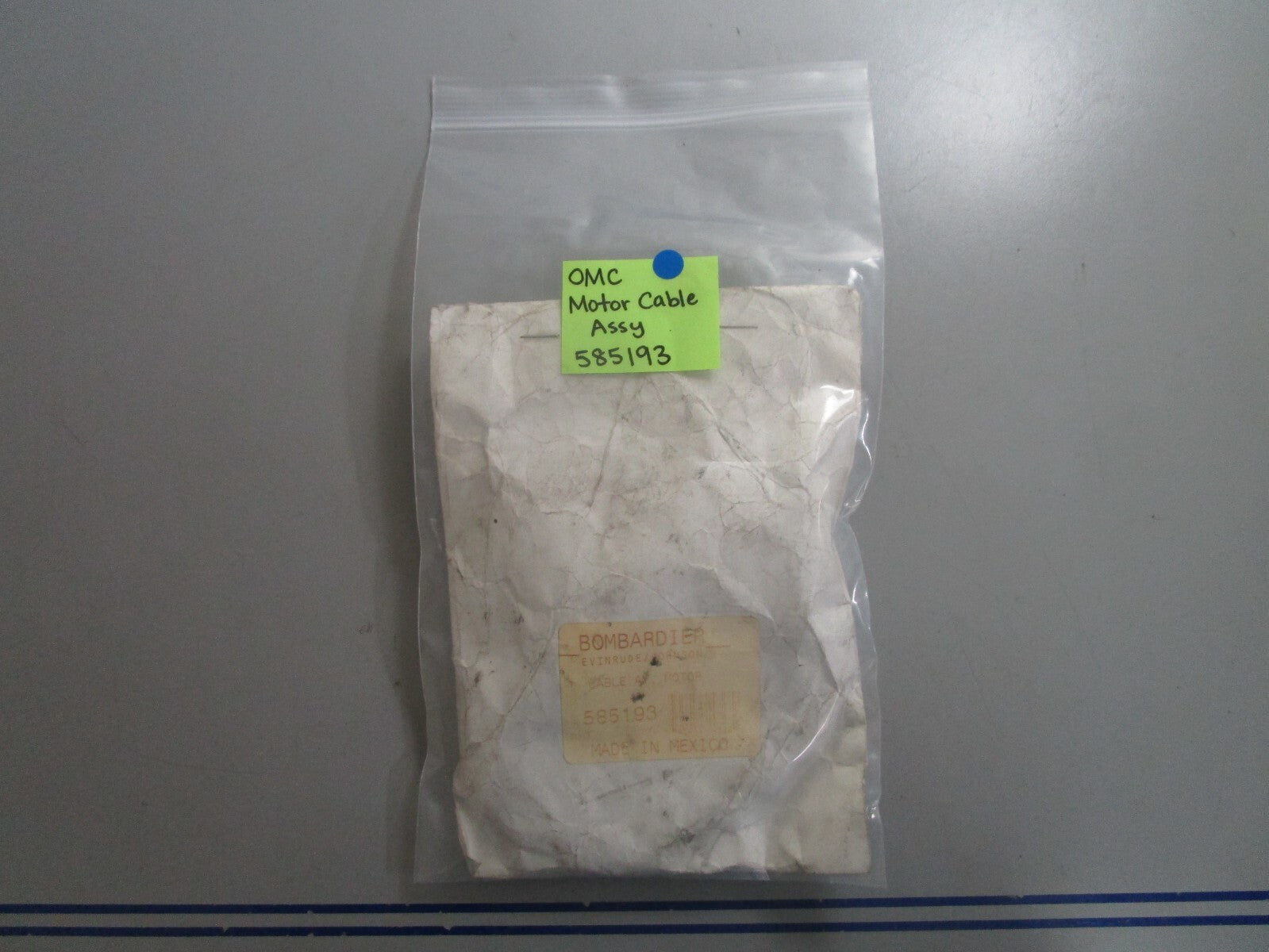 *NEW OEM* 0810 OMC Johnson Evinrude Motor Cable Assembly 585193 0585193