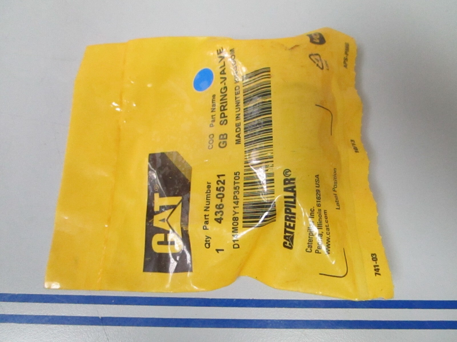 *NEW OEM* 0720 CAT Caterpillar Valve Spring 436-0521