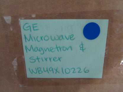 *NEW OEM* 0820 GE Microwave Magnetron & Stirrer WB49X10226