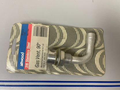 *NEW* 0810 Attwood SS 90 Degree Gas Vent Fuel Tank Vent Hose 66023-3