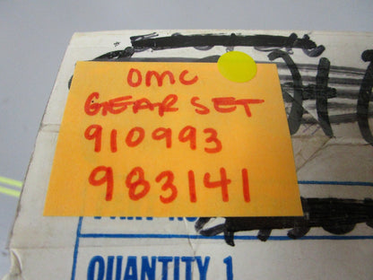 *NEW OEM* 0720 OMC Johnson Evinrude Gear Set 910993 983141 0910993 0983141