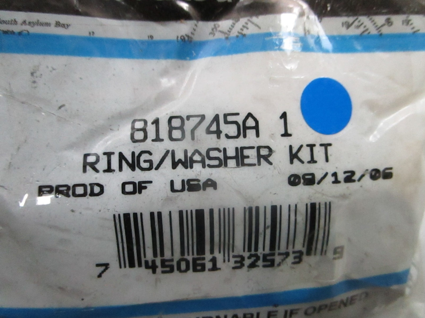 *NEW OEM* 0810 Mercury Quicksilver Ring/Washer Kit 818745A 1