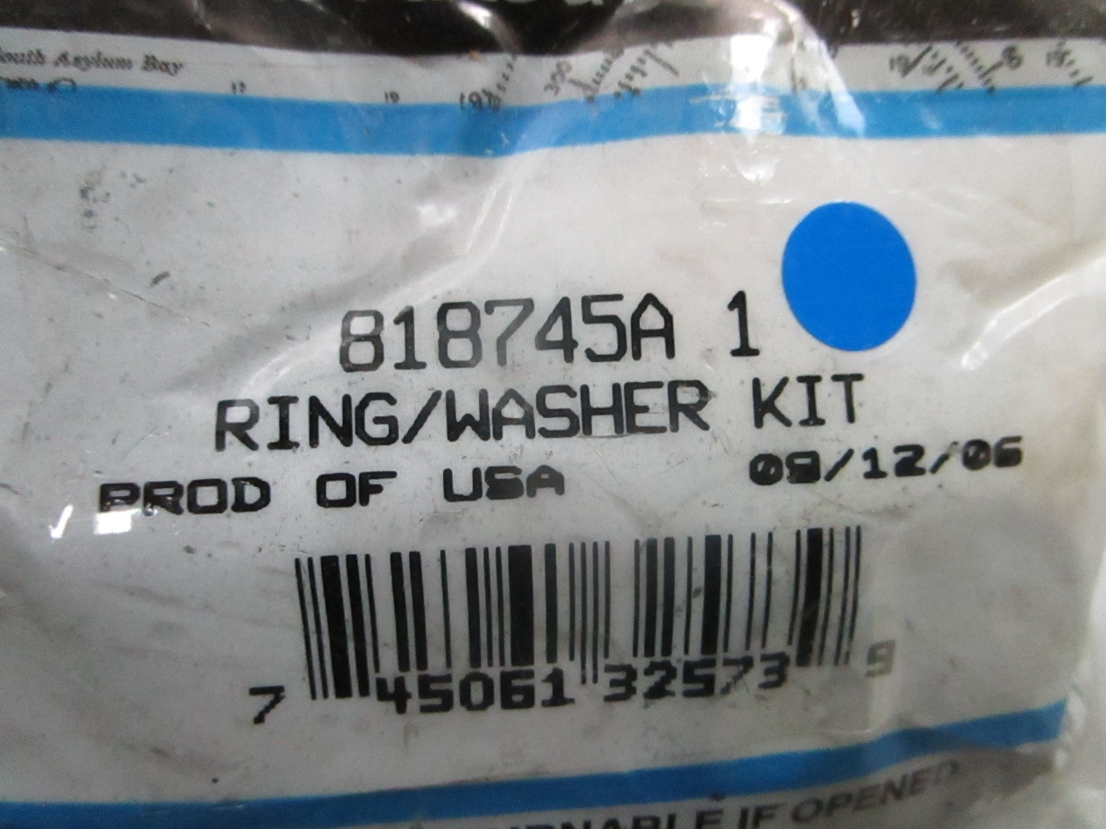*NEW OEM* 0810 Mercury Quicksilver Ring/Washer Kit 818745A 1