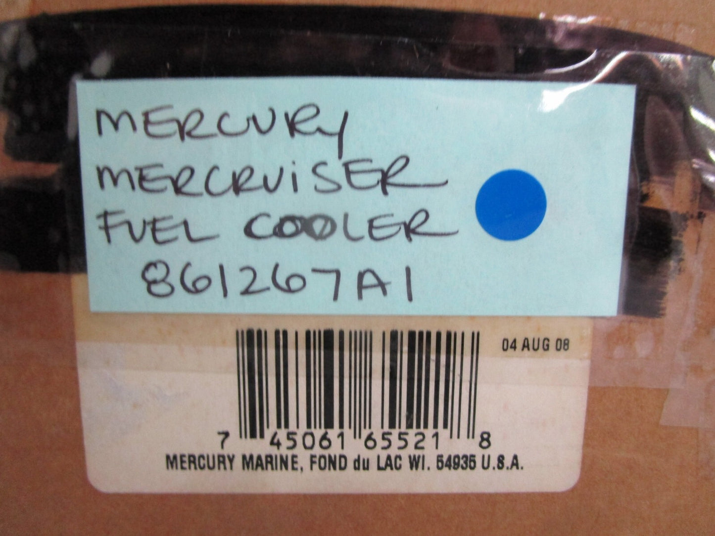 *NEW OEM* 0820 Mercury MerCruiser Fuel Cooler 861267A1