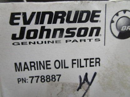 *NEW OEM* 0820 OMC Johnson Evinrude Oil Filter 778887 0778887