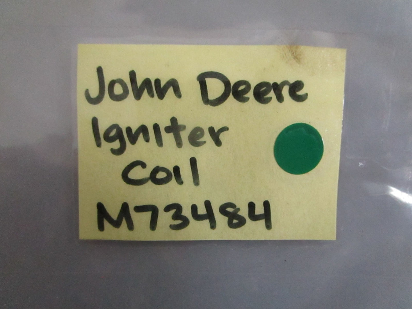 NEW OEM M73484 John Deere Igniter Coil 0820