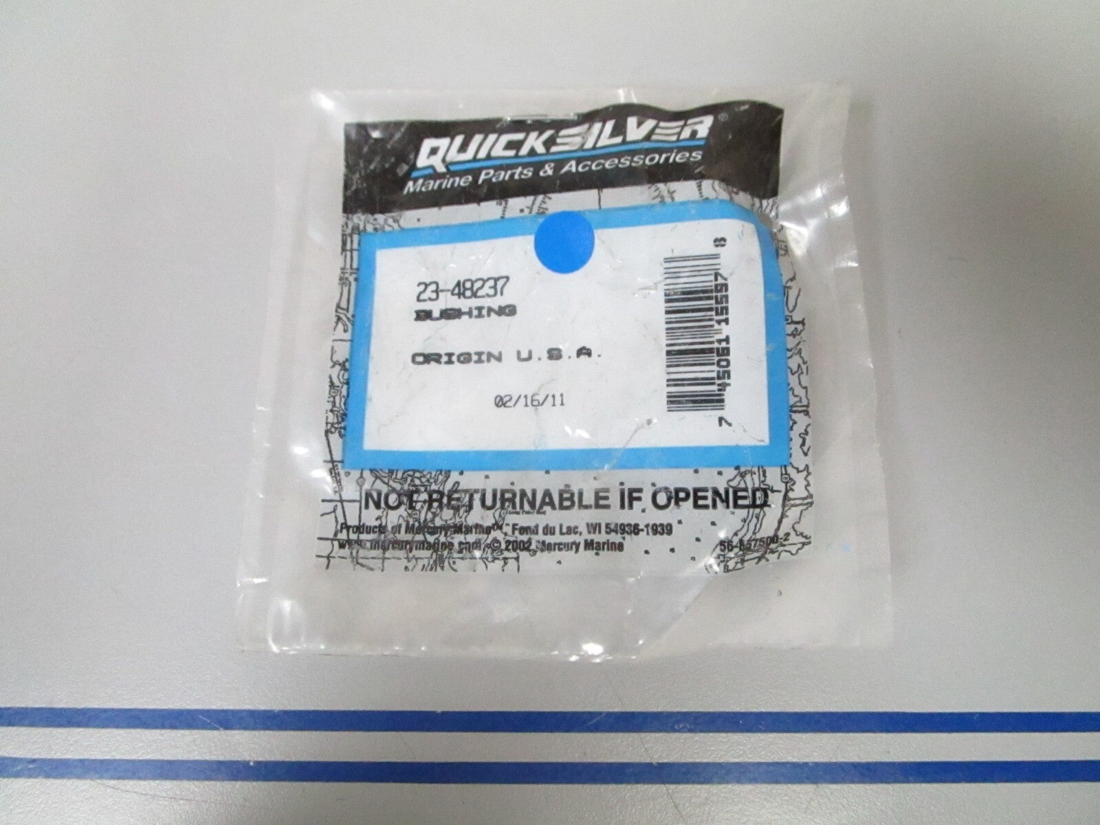 *NEW OEM* 0810 Mercury Quicksilver Bushing 23-48237