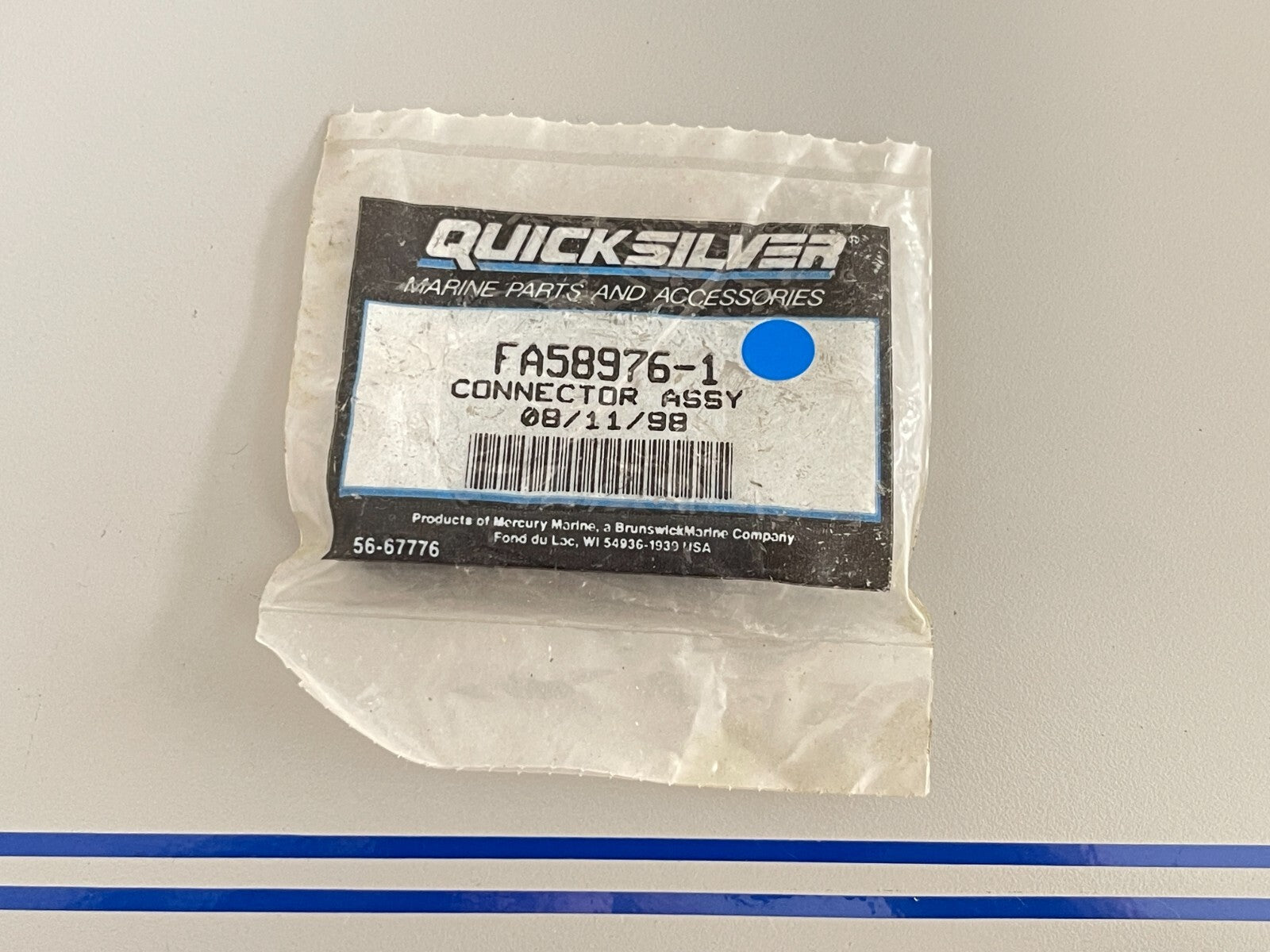 *NEW OEM* 0810 Mercury Quicksilver Connector Assembly FA58976-1