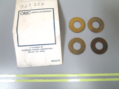 *NEW OEM* (LOT OF 4) 0750 OMC Johnson Evinrude SPRING WASHER 303252 0303252