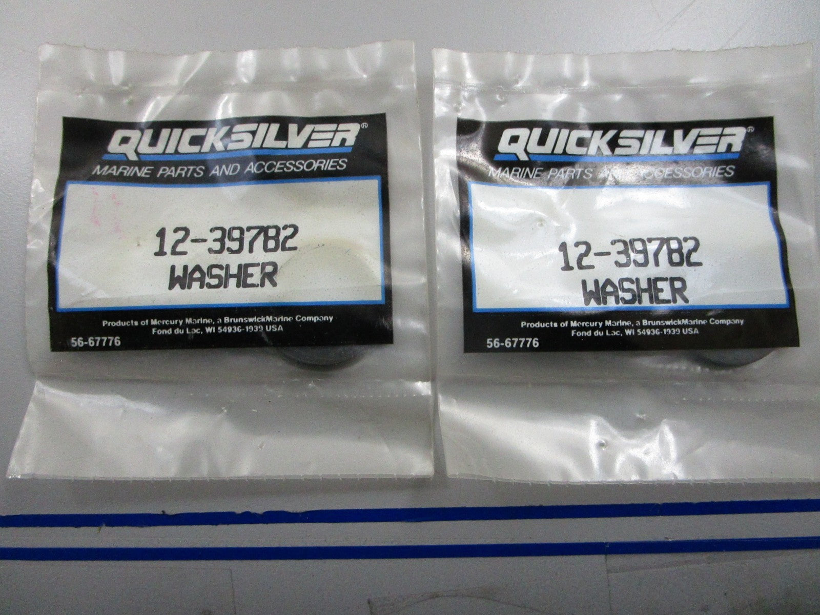 *NEW OEM* (LOT OF 2) 0810 Mercury Quicksilver Washer 12-39782