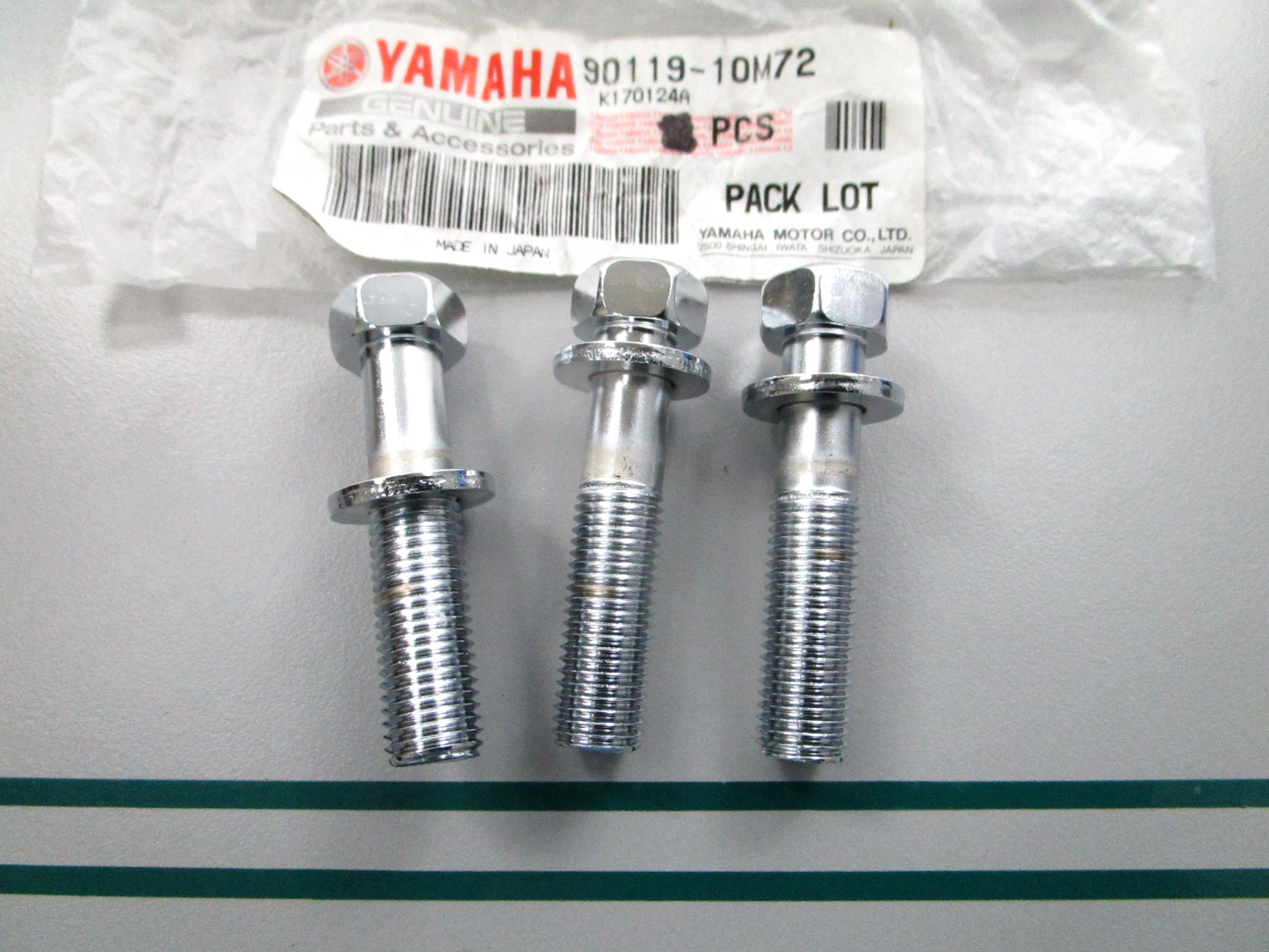 NEW OEM (LOT OF 3) 90119-10M72-00 Yamaha Bolt 0810