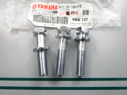 NEW OEM (LOT OF 3) 90119-10M72-00 Yamaha Bolt 0810