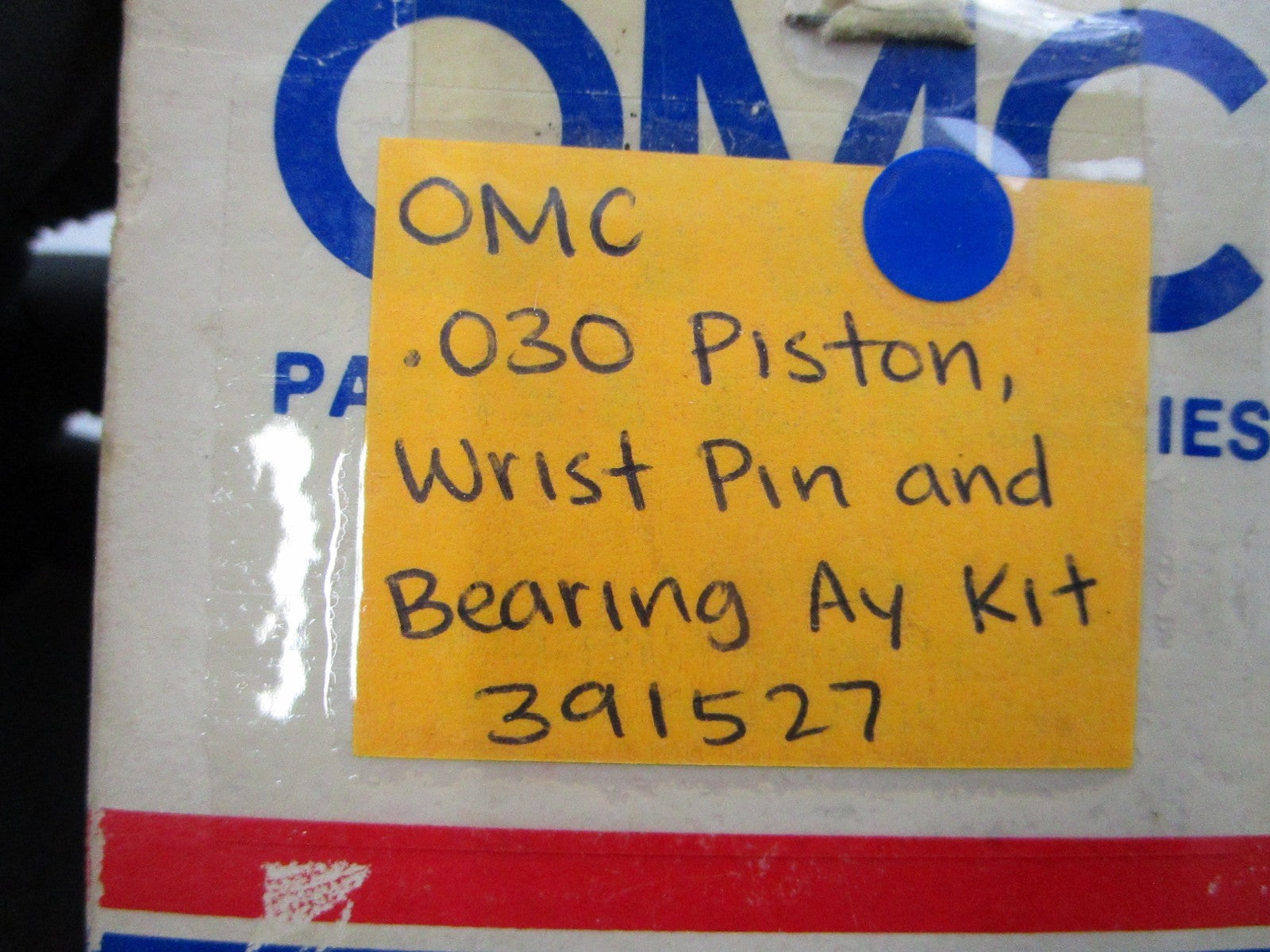 *NEW OEM* 0810 OMC Johnson Evinrude Piston, Wrist Pin & Bearing Ay Kit 391527