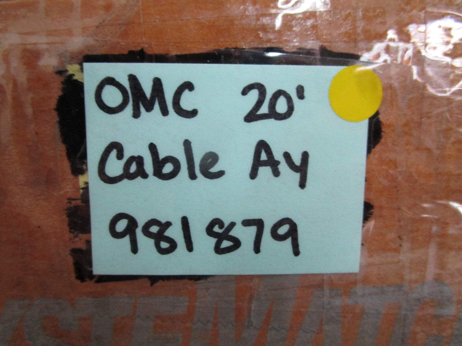 *NEW OEM* 0820 OMC Johnson Evinrude 20' Cable Ay 981879 0981879