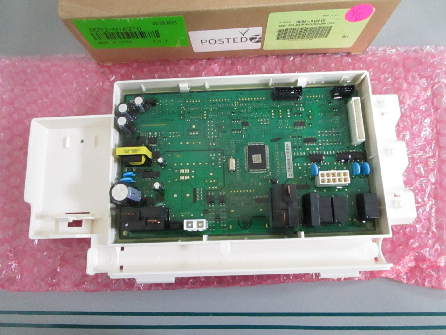 NEW OEM DC92-01621D Samsung Washer Control Board 0820