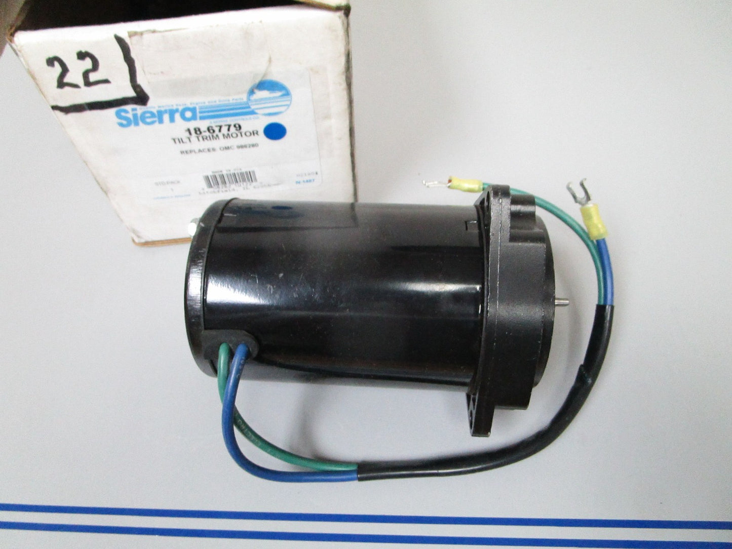 NEW 18-6779 Replaces: OMC 986280 0986280 Sierra Trim Motor 0720