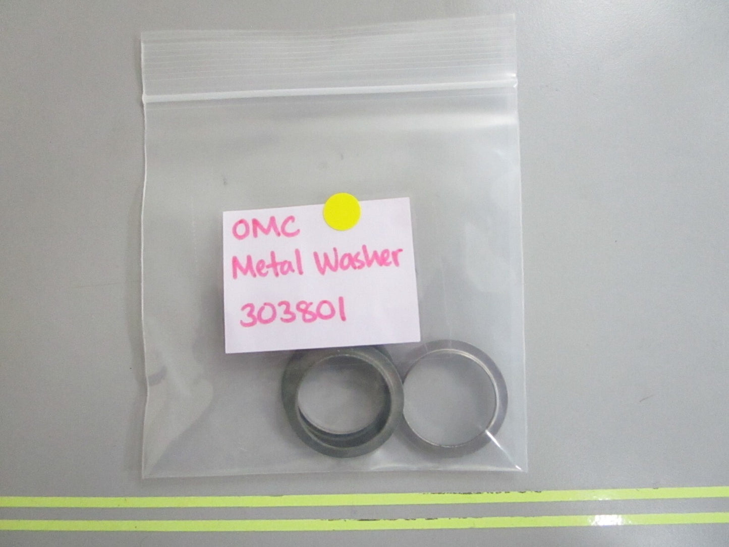 *NEW OEM* (LOT OF 4) 0810 OMC Johnson Evinrude Metal Washer 303801 0303801