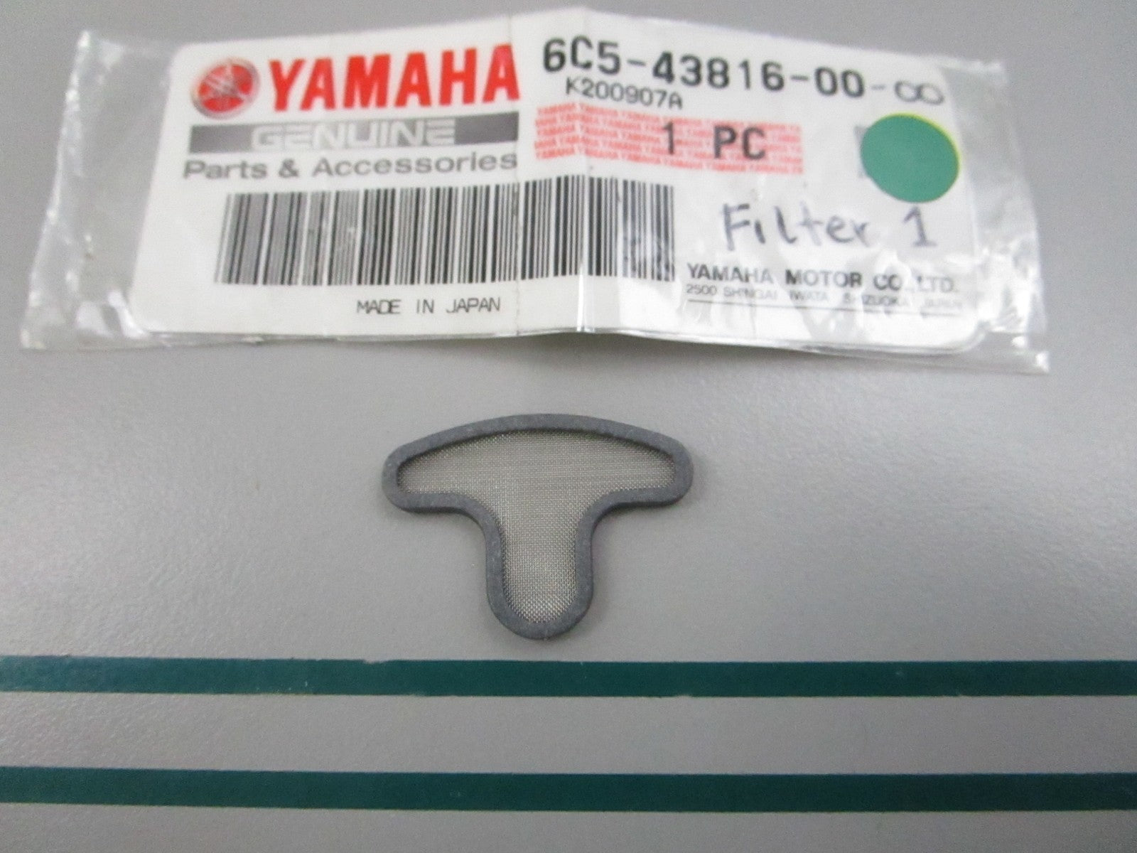 NEW OEM 6C5-43816-00-00 Yamaha Filter 0810