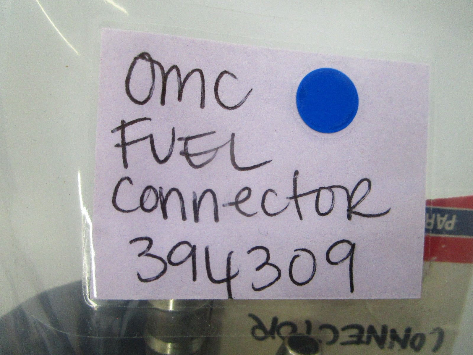 *NEW OEM* 0810 OMC Johnson Evinrude Fuel Connector 394309 0394309