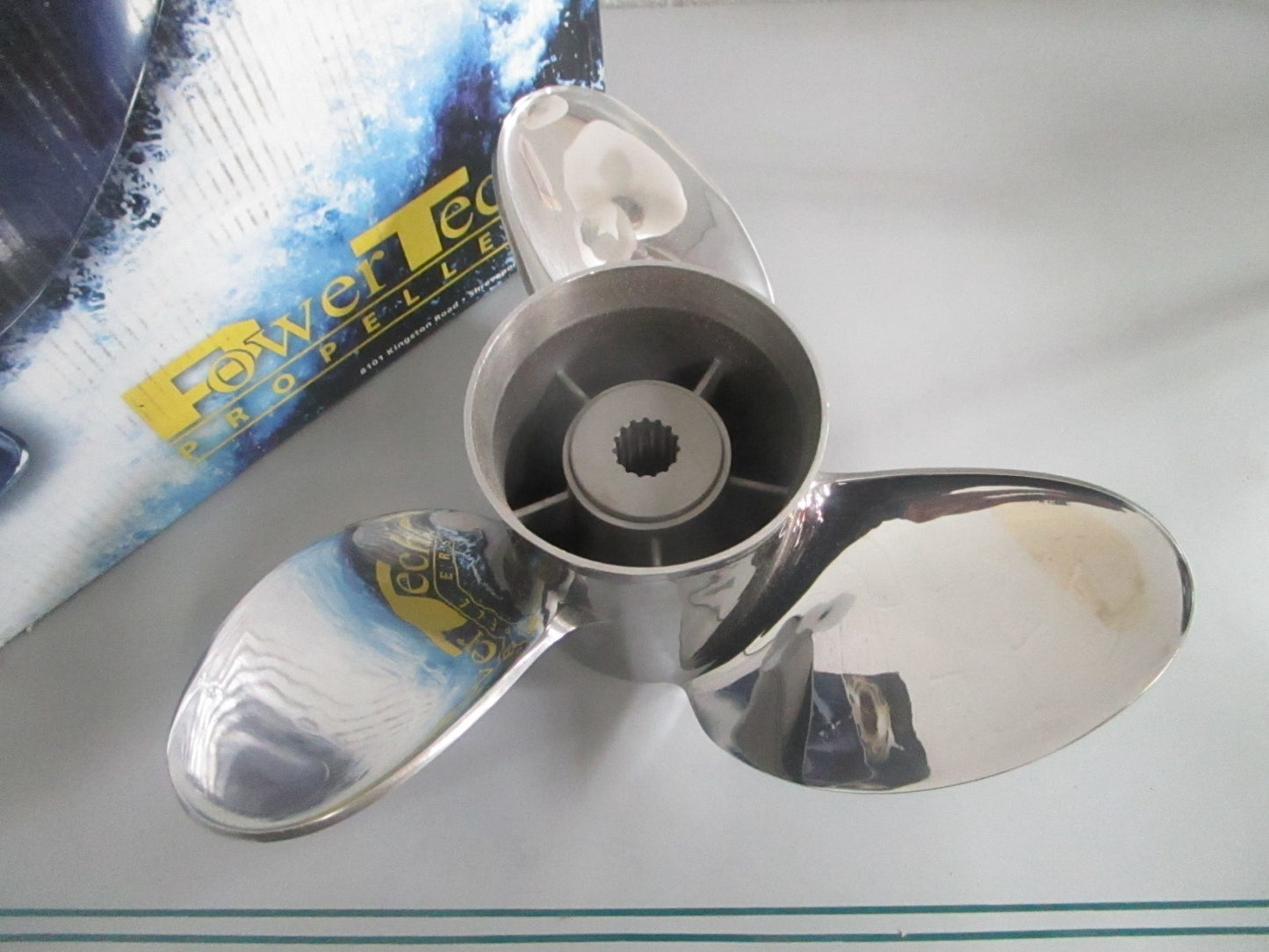 NEW OFS3R14PCL200 Power Tech 15.25×14 Stainless Steel Universal Propeller 0820