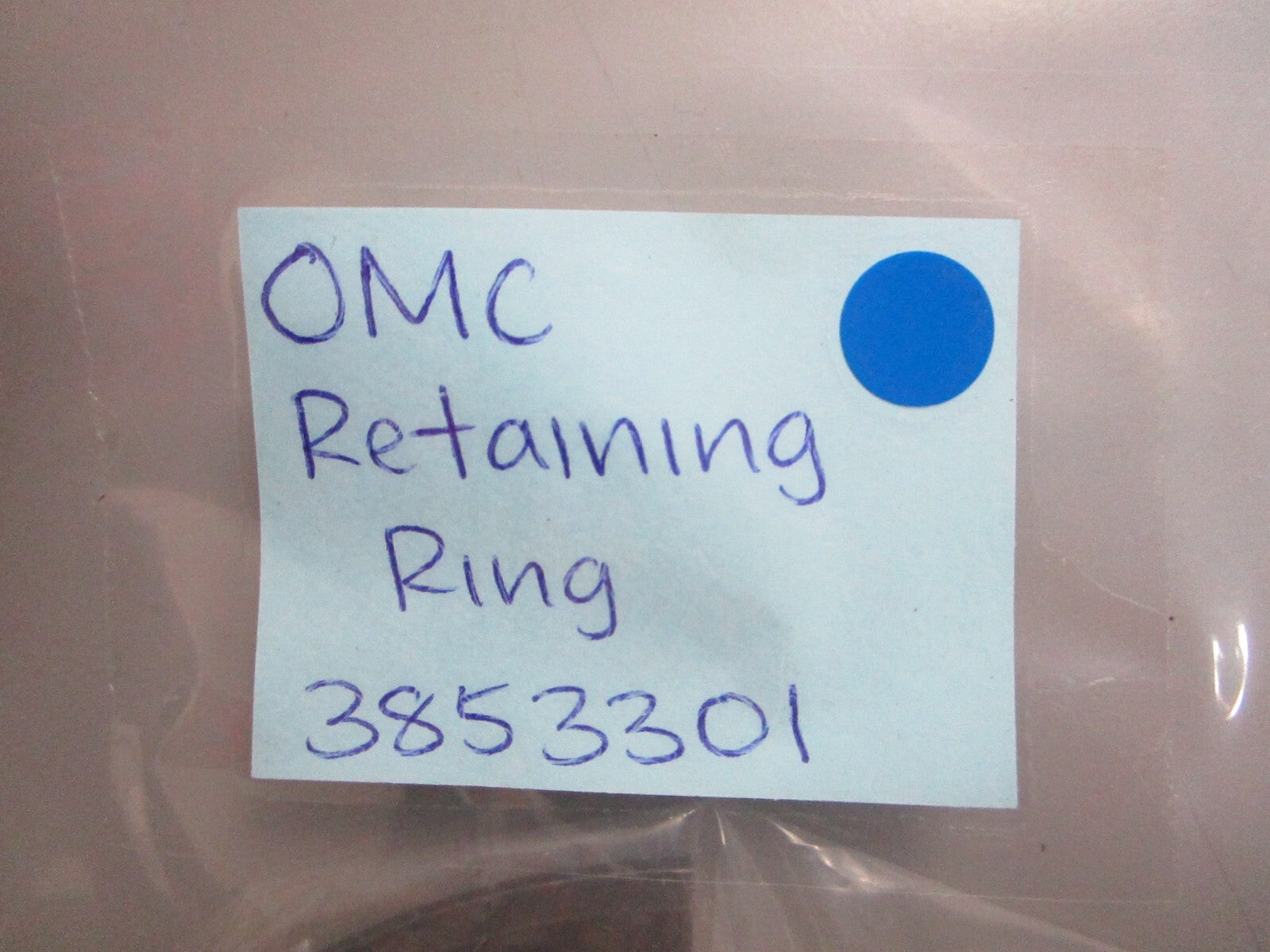 *NEW OEM* 0810 OMC Johnson Evinrude Retaining Ring 3853301