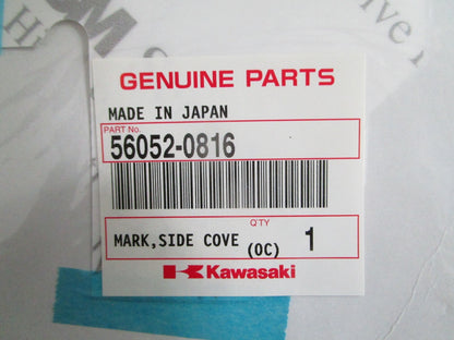 NEW OEM 56062-0816 Kawasaki Ninja Mark Side Cover 0820
