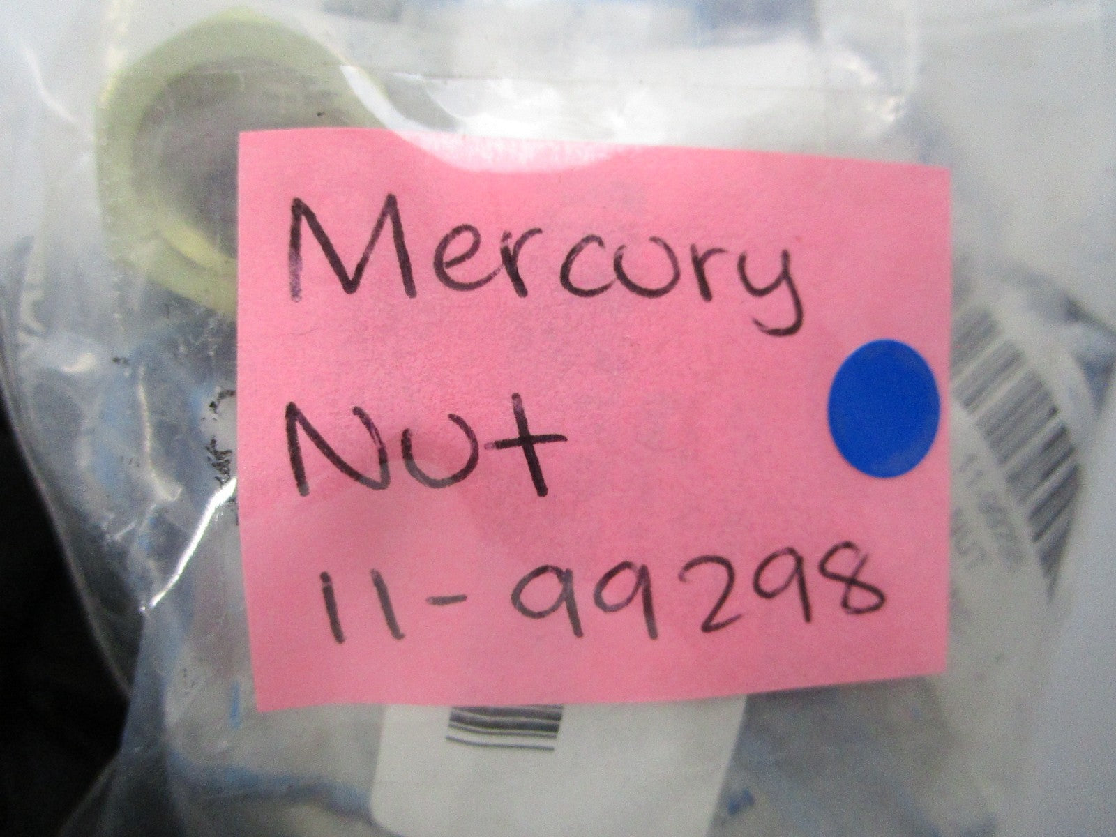 NEW OEM (LOT OF 2) 11-99298 Mercury Quicksilver Nut 0810